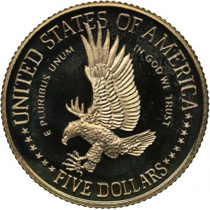 USA 5 dollars 1988