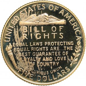 USA 5 dollars 1993