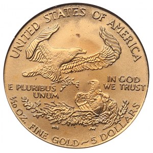 USA 5 dollars 1999 - 9-11-01 - PCGS MS69