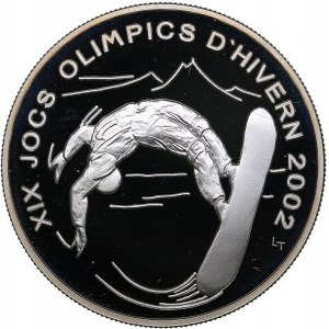 Andorra 10 dinar 2002 - Olympics Salt Lake 2002