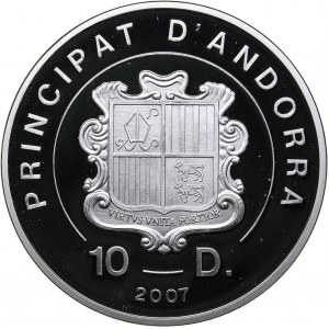 Andorra 10 dinar 2007 - Olympics Beijing 2008
