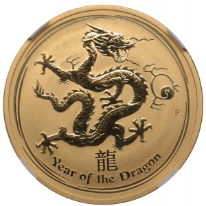 Australia 100 dollars 2012 P - Year of the Dragon NCC MS 68