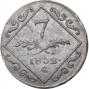 Austria 7 kreuzer 1802 C