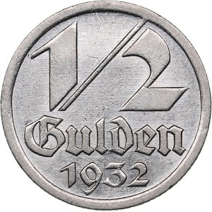Danzig - Poland 1/2 gulden 1932