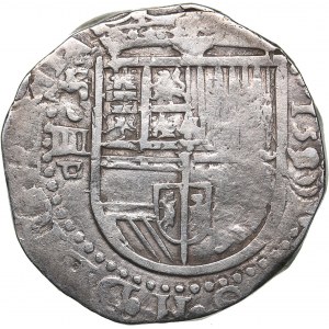 Spain - Sevilla 4 reales 1590 - Philipp II (1556-1598)
