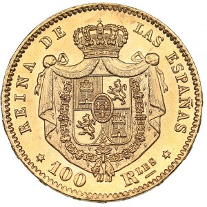 Spain 100 reales 1864