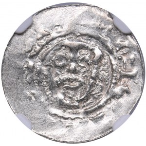 Netherlands - Friesland Denar - Godfried the Bearded (1050-1069) - NGC MS 62