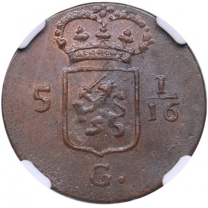 Netherlands East Indies - Batavian Republic Duit 1808 - NGC MS 63 BN