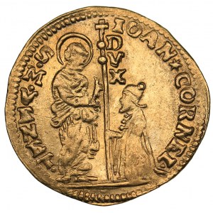Italy - Venice gold ducat - Giovanni Corner II (1709-1722)