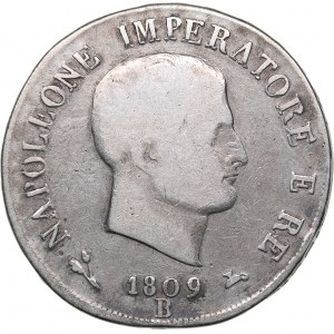 Italy 5 lire 1809