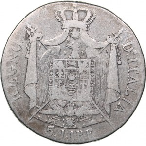 Italy 5 lire 1809