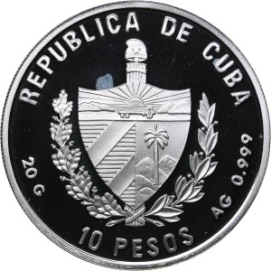 Cuba 10 pesos 2002  - Olympics