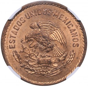 Mexico 5 centavos 1944 Mo - NGC MS 64 RD