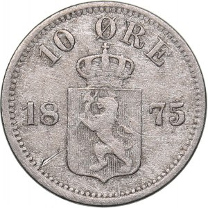 Norway 10 ore 1875