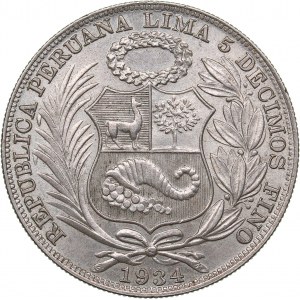 Peru 1 sol 1934