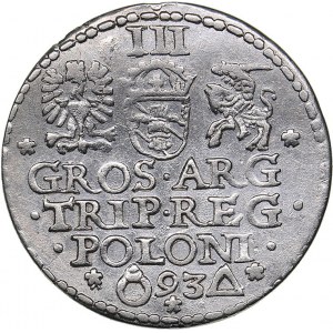 Poland - Malbork 3 grosz 1593 - Sigismund III (1587-1632)
