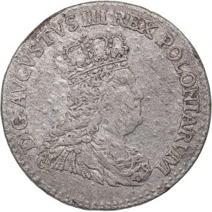 Poland 1/2 Szostak 1753 - August III (1733-1763)