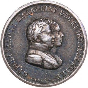 France medal Charles Ferdinand, Duke of Berry, 1820