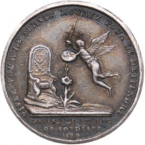 France medal Charles Ferdinand, Duke of Berry, 1820