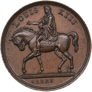 France medal Place Royale a Paris 4 november 1829 - Louis XIII Statue