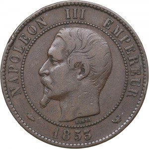 France Essai AE 10 centimes 1853