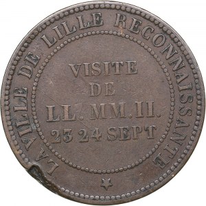 France Essai AE 10 centimes 1853