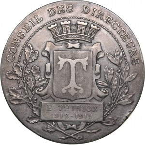 France medal BOARD OF DIRECTORS E. THIRION 1912-1919.
