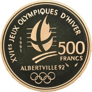 France 500 francs 1991 - Olympics