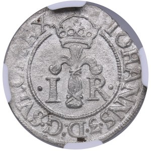 Sweden 1/2 öre 1577 - Johan III (1568-1592) - NGC AU Details