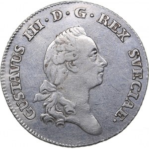 Sweden 1/3 riksdaler 1779 - Gustav III (1771-1792)