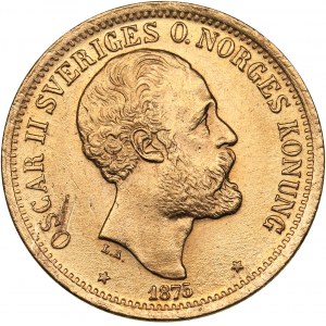 Sweden 20 kronor 1875 - Oskar II (1872-1907)