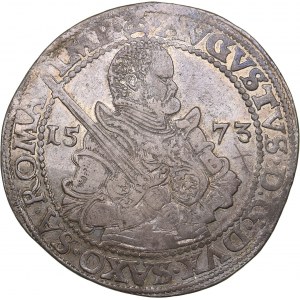 Germany - Saxony Taler 1573 HB - August I (1553-1586)