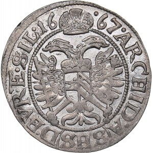 Germany - Silesia 3 kreuzer 1667