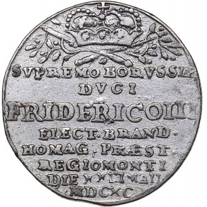 Germany - Brandenburg-Prussia ducat minted in silver 1690