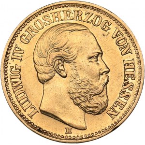 Germany - Hessen 10 mark 1879 H