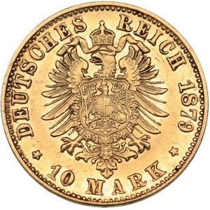 Germany - Hessen 10 mark 1879 H