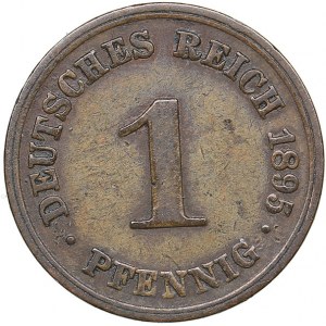 Germany 1 pfennig 1895 D