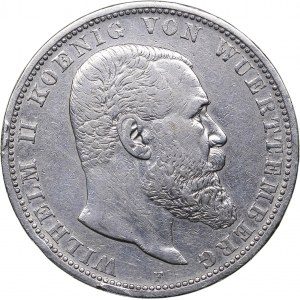 Germany - Württemberg 5 mark 1903 F