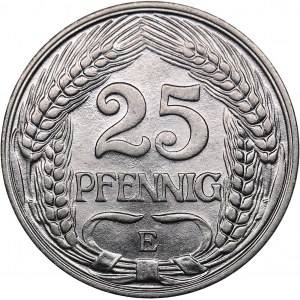 Germany 25 pfennig 1910 E