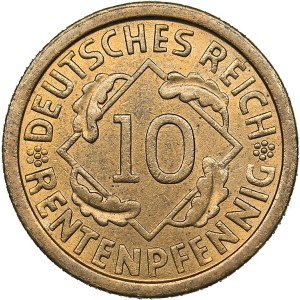 Germany - Weimar Republic 10 rentenpfennig 1924 A
