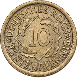 Germany - Weimar Republic 10 rentenpfennig 1924 J