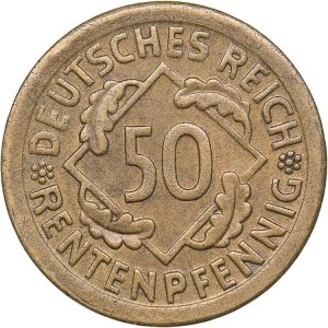 Germany - Weimar Republic 50 rentenpfennig 1924 E