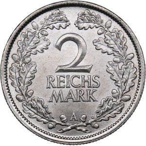 Germany - Weimar Republic 2 reichsmark 1925 A