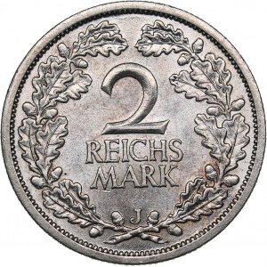 Germany - Weimar Republic 2 reichsmark 1926 J