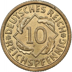 Germany - Weimar Republic 10 reichspfennig 1929 A