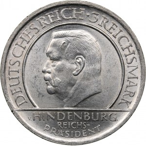 Germany - Weimar Republic 3 reichsmark 1929 A Paul von Hindenburg