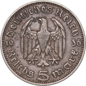 Germany 5 reichsmark 1936