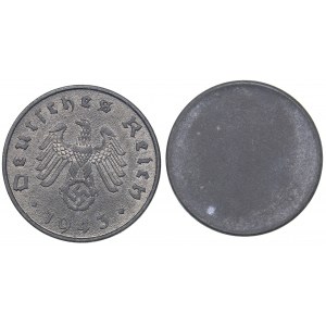 Germany 10 reichspfennig 1943 A + planchet (2)