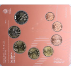 San Marino coins set 2021