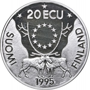 Finland 20 ecu 1995